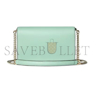 GUCCI GG EMBLEM WALLET ON CHAIN 826720AAEQ73441 (20*13*4cm)