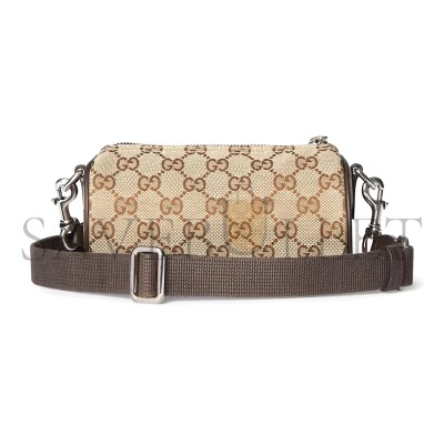 GUCCI GG CANVAS MINI CYLINDER BAG 834269FAEON9750 (17*8*8cm)