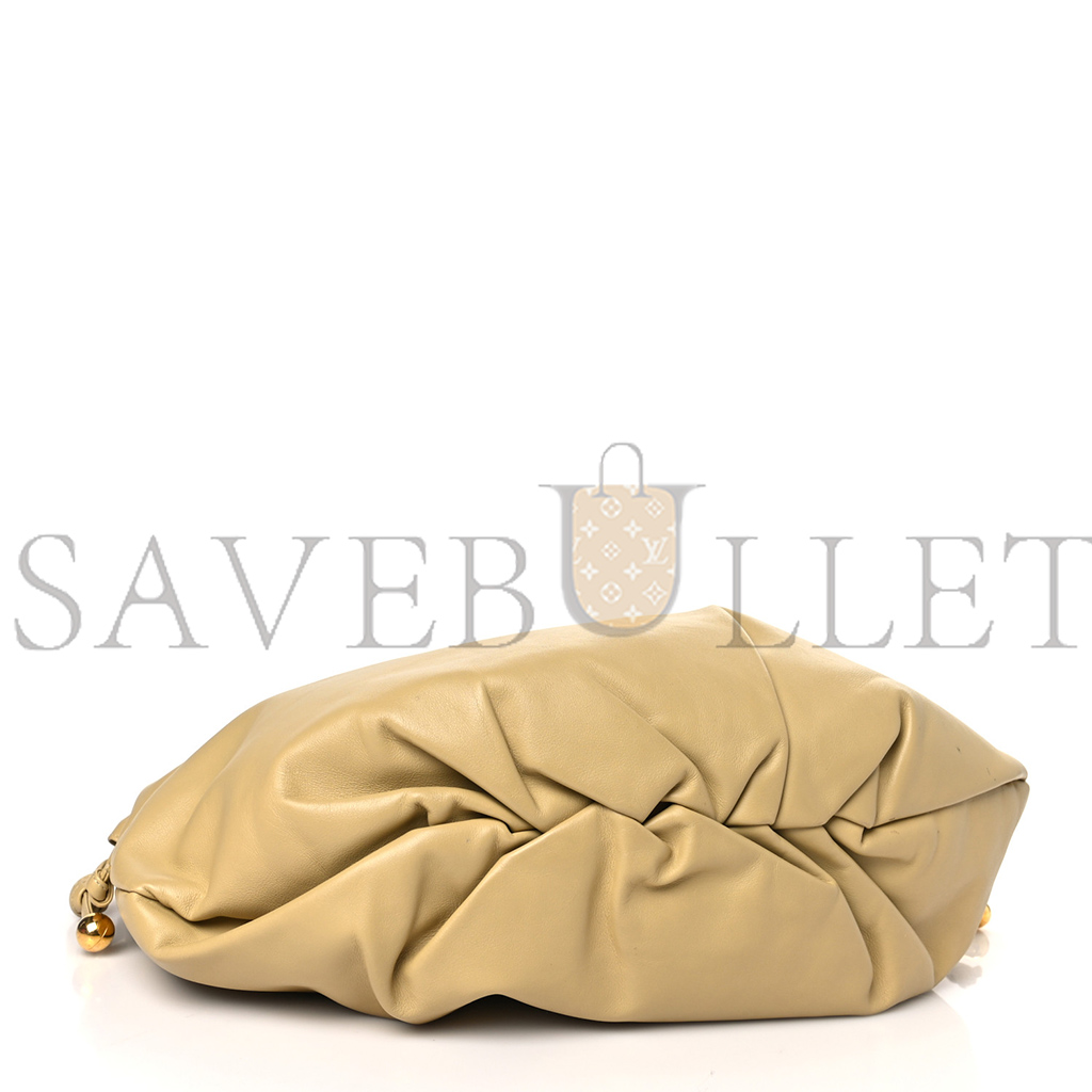 BOTTEGA VENETA NAPPA THE BULB SHOULDER CLUTCH TAPIOCA  (38*17*9cm)