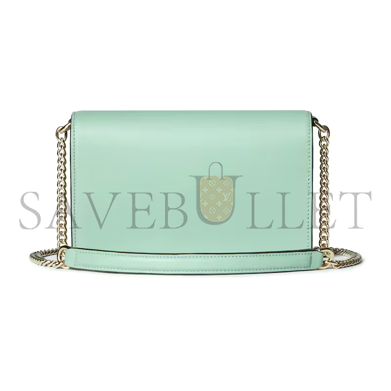 GUCCI GG EMBLEM WALLET ON CHAIN 826720AAEQ73441 (20*13*4cm) GUCCI GG EMBLEM WALLET ON CHAIN 826720AAEQ73441 (20*13*4cm)
