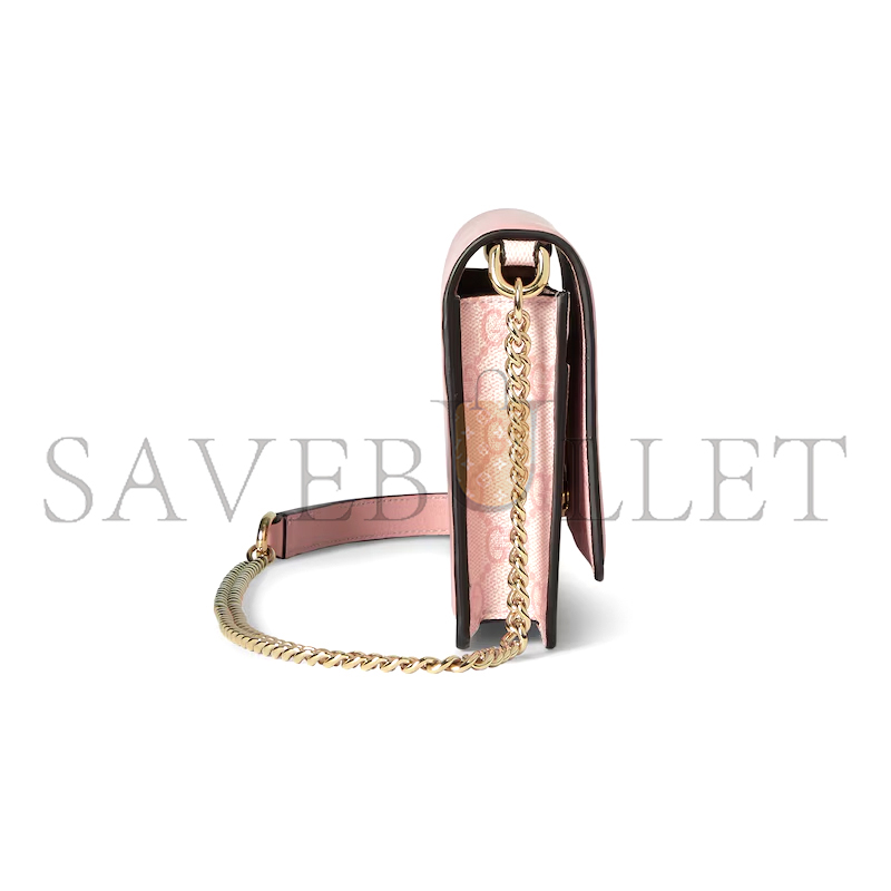 GUCCI GG EMBLEM WALLET ON CHAIN 826720AAEQ76941 (20*13*4cm) GUCCI GG EMBLEM WALLET ON CHAIN 826720AAEQ76941 (20*13*4cm)