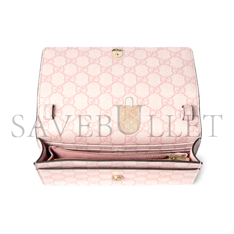 GUCCI GG EMBLEM WALLET ON CHAIN 826720AAEQ76941 (20*13*4cm) GUCCI GG EMBLEM WALLET ON CHAIN 826720AAEQ76941 (20*13*4cm)