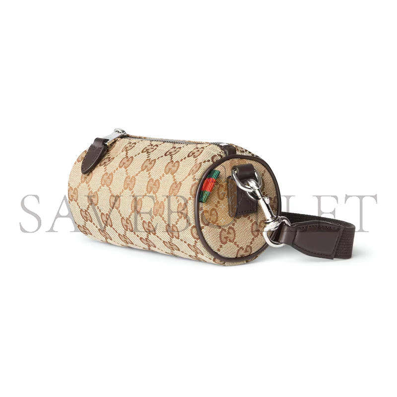 GUCCI GG CANVAS MINI CYLINDER BAG 834269FAEON9750 (17*8*8cm)