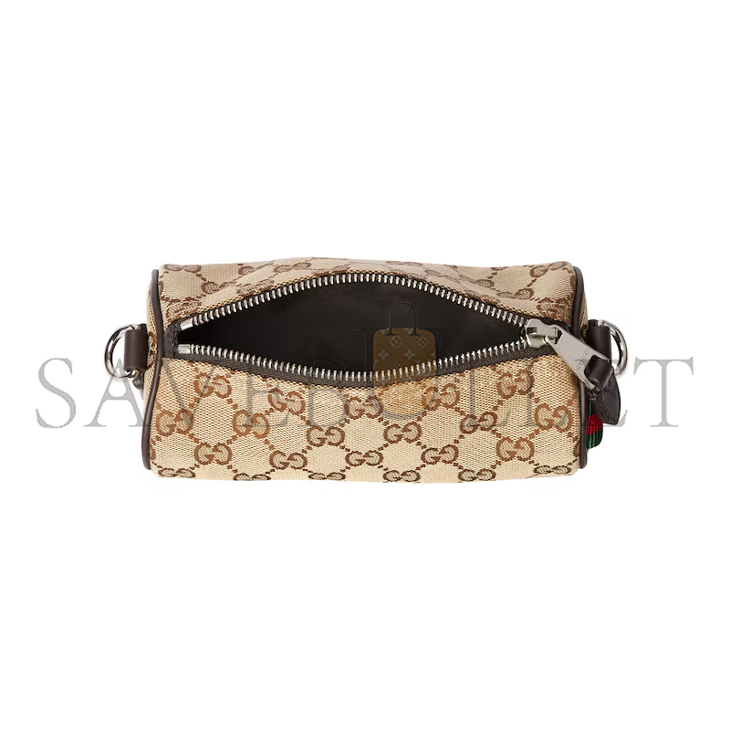 GUCCI GG CANVAS MINI CYLINDER BAG 834269FAEON9750 (17*8*8cm)