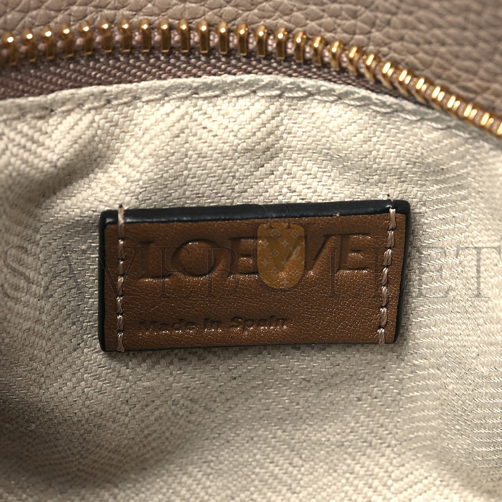 LOEWE GRAINED CALFSKIN SMALL PUZZLE BAG SAND MINK (24*16.5*10.5cm)