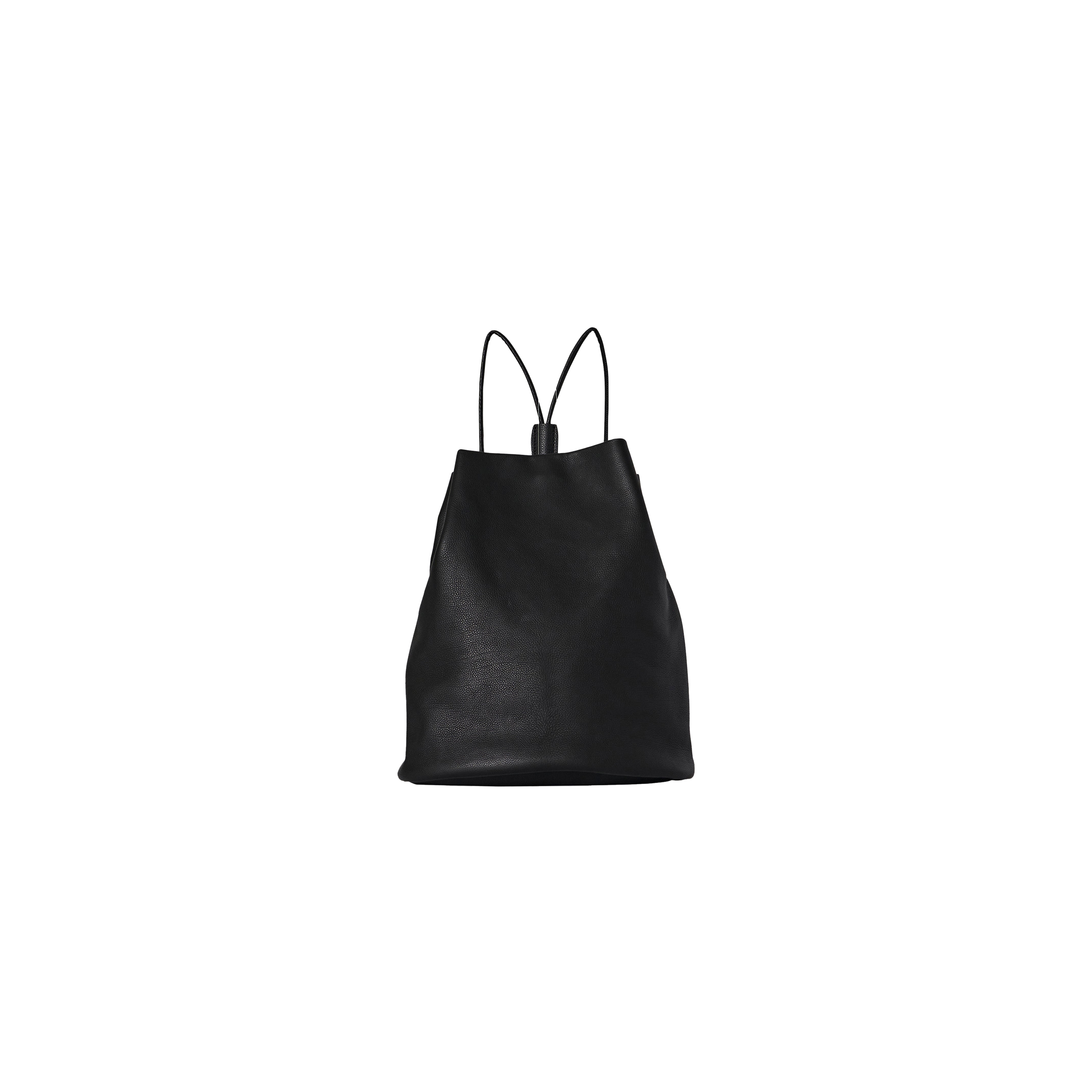 THE ROW JOE BACKPACK IN LEATHER BLACK W1632L31BAG (30*25*17cm)