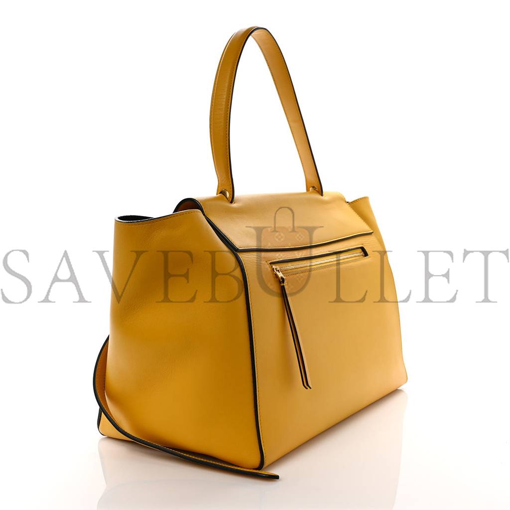 CELINE BABY GRAINED CALFSKIN MICRO BELT BAG YELLOW (33*23*22cm)