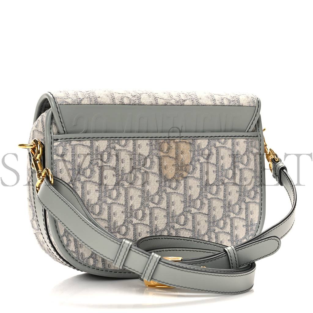 DIOR OBLIQUE MEDIUM BOBBY FLAP GRAY (22*18*6.4cm)